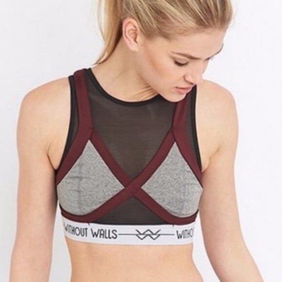 Urban Outfitters Other - Without Walls Mesh Bra Sheer X Back Cut Out
